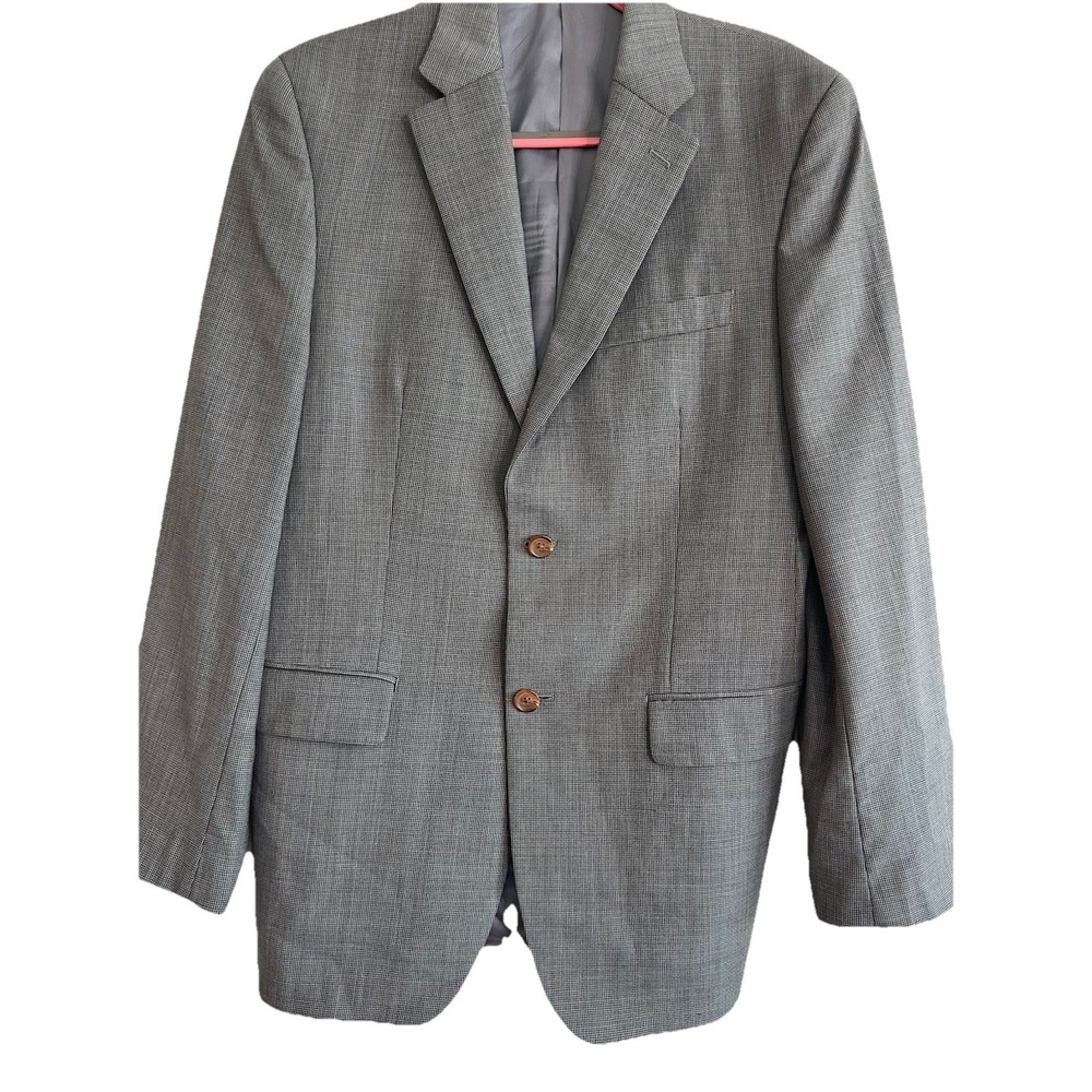 Ralph Lauren Men's Blazer 38R Sport Coat Mens Gray Wool Two-Button Blazer